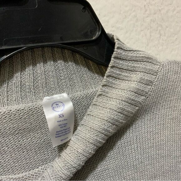 The Bubble Tennis Sweater Gray  white size XS - Picture 3 of 8